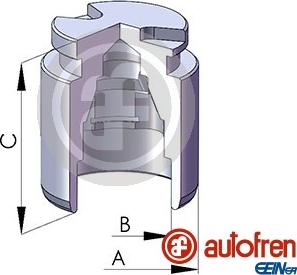 AUTOFREN SEINSA D025119 - Поршень, корпус скоби гальма autocars.com.ua