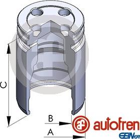 AUTOFREN SEINSA D025241 - Поршень, корпус скоби гальма autocars.com.ua