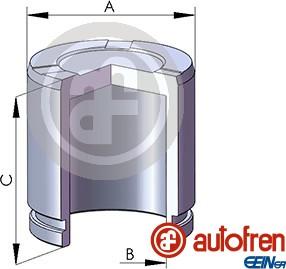 AUTOFREN SEINSA D025781 - Поршень, корпус скоби гальма autocars.com.ua