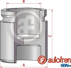 AUTOFREN SEINSA D025523 - Поршень, корпус скоби гальма autocars.com.ua