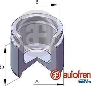 AUTOFREN SEINSA D02562 - Поршень, корпус скоби гальма autocars.com.ua