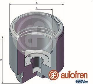 AUTOFREN SEINSA D025644 - Поршень, корпус скоби гальма autocars.com.ua