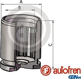 AUTOFREN SEINSA D025804 - Поршень, корпус скоби гальма autocars.com.ua