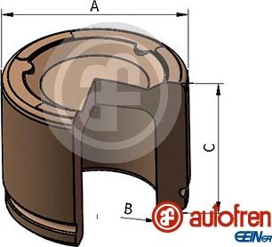 AUTOFREN SEINSA D025809 - Поршень, корпус скоби гальма autocars.com.ua