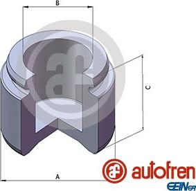 AUTOFREN SEINSA D025828 - Поршень, корпус скоби гальма autocars.com.ua