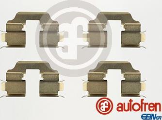 AUTOFREN SEINSA D42401A - Комплектуючі, колодки дискового гальма autocars.com.ua