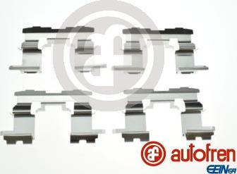 AUTOFREN SEINSA D42878A - Комплектуючі, колодки дискового гальма autocars.com.ua