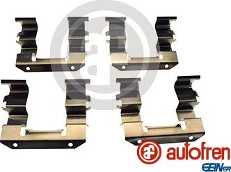 AUTOFREN SEINSA D43140A - Комплектуючі, колодки дискового гальма autocars.com.ua