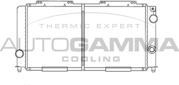 Autogamma 100003 - Радіатор, охолодження двигуна autocars.com.ua
