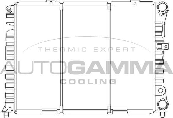 Autogamma 100019 - Радіатор, охолодження двигуна autocars.com.ua
