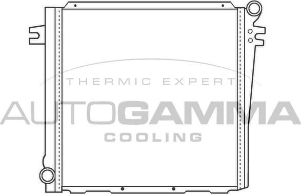 Autogamma 100116 - Радіатор, охолодження двигуна autocars.com.ua