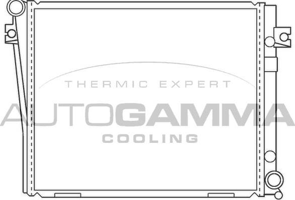 Autogamma 100121 - Радіатор, охолодження двигуна autocars.com.ua