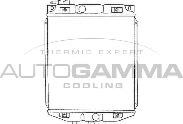 Autogamma 100238 - Радіатор, охолодження двигуна autocars.com.ua