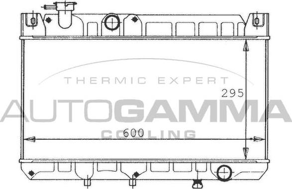 Autogamma 100479 - Радіатор, охолодження двигуна autocars.com.ua