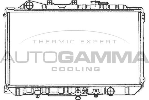 Autogamma 100497 - Радіатор, охолодження двигуна autocars.com.ua