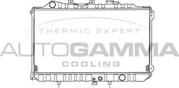 Autogamma 100503 - Радіатор, охолодження двигуна autocars.com.ua