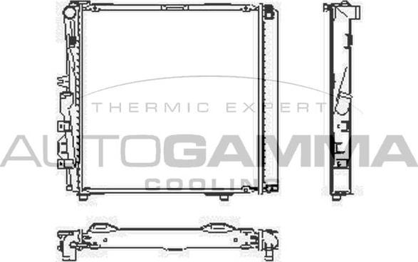 Autogamma 100559 - Радіатор, охолодження двигуна autocars.com.ua