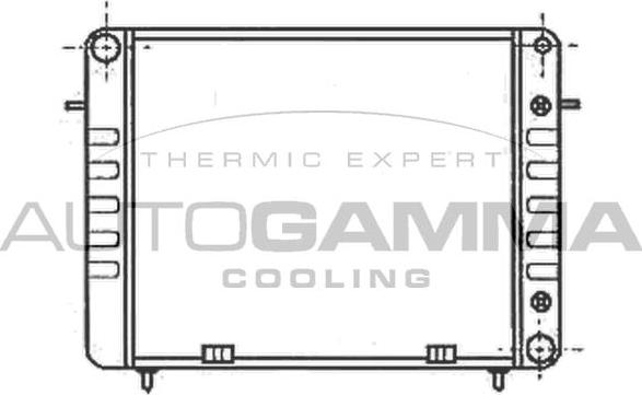 Autogamma 100702 - Радіатор, охолодження двигуна autocars.com.ua
