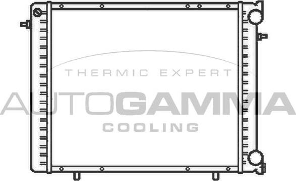 Autogamma 100854 - Радиатор, охлаждение двигателя autodnr.net