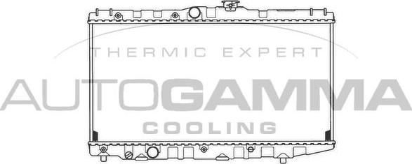 Autogamma 101014 - Радіатор, охолодження двигуна autocars.com.ua