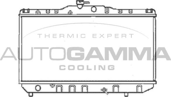 Autogamma 101016 - Радіатор, охолодження двигуна autocars.com.ua