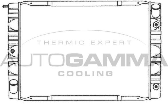 Autogamma 101113 - Радіатор, охолодження двигуна autocars.com.ua