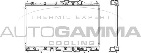 Autogamma 101133 - Радіатор, охолодження двигуна autocars.com.ua