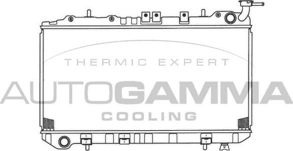 Autogamma 101221 - Радіатор, охолодження двигуна autocars.com.ua