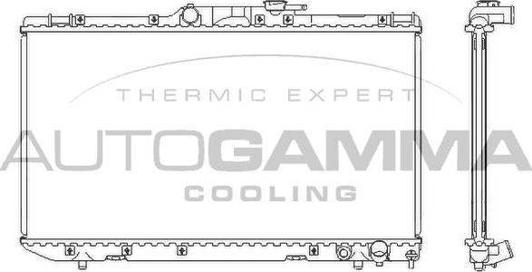 Autogamma 101271 - Радіатор, охолодження двигуна autocars.com.ua