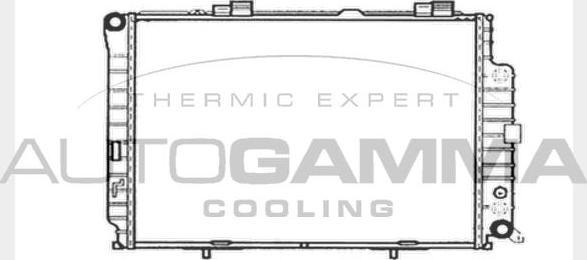 Autogamma 101382 - Радиатор, охлаждение двигателя autodnr.net