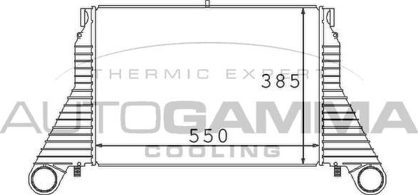 Autogamma 101474 - Интеркулер autocars.com.ua