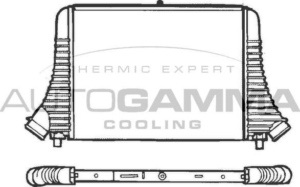 Autogamma 101490 - Интеркулер autocars.com.ua