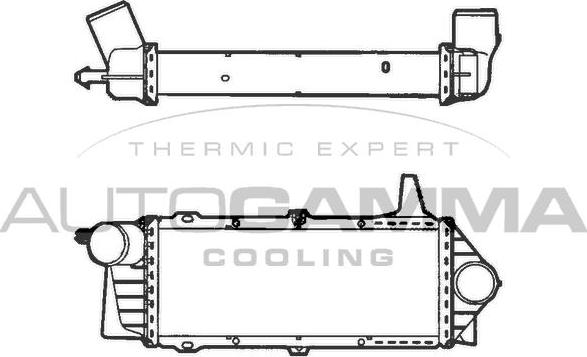 Autogamma 101505 - Интеркулер autocars.com.ua