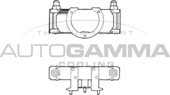 Autogamma 101519 - Масляний радіатор, рухове масло autocars.com.ua