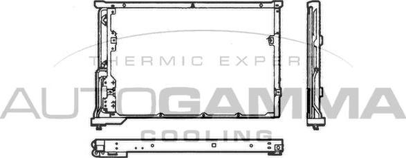 Autogamma 101567 - Конденсатор, кондиціонер autocars.com.ua