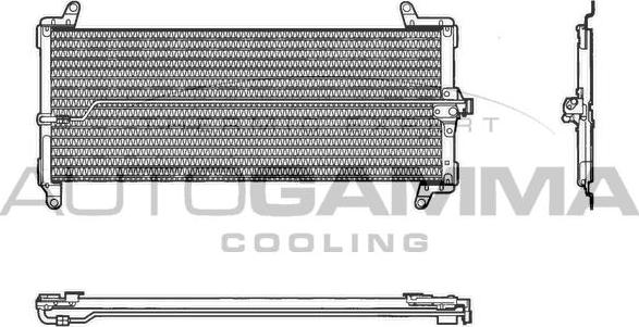 Autogamma 101589 - Конденсатор, кондиціонер autocars.com.ua