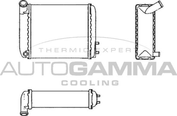 Autogamma 101651 - Теплообмінник, опалення салону autocars.com.ua