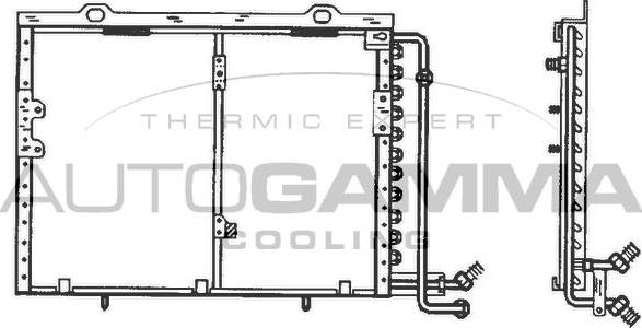 Autogamma 101730 - Конденсатор, кондиціонер autocars.com.ua