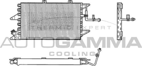 Autogamma 101742 - Конденсатор, кондиціонер autocars.com.ua