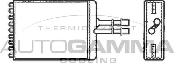 Autogamma 101772 - Теплообмінник, опалення салону autocars.com.ua