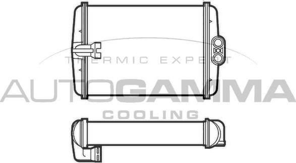 Autogamma 101780 - Теплообмінник, опалення салону autocars.com.ua