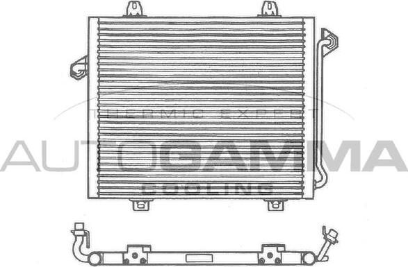 Autogamma 101788 - Конденсатор, кондиціонер autocars.com.ua