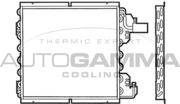 Autogamma 101790 - Конденсатор, кондиціонер autocars.com.ua