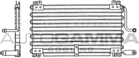 Autogamma 101794 - Конденсатор, кондиціонер autocars.com.ua