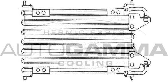 Autogamma 101838 - Конденсатор, кондиціонер autocars.com.ua