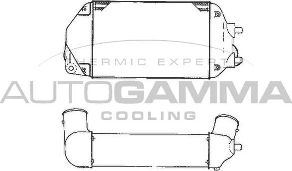 Autogamma 101914 - Интеркулер autocars.com.ua