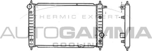 Autogamma 102052 - Радіатор, охолодження двигуна autocars.com.ua