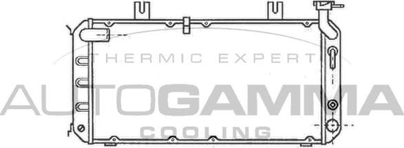 Autogamma 102116 - Радіатор, охолодження двигуна autocars.com.ua