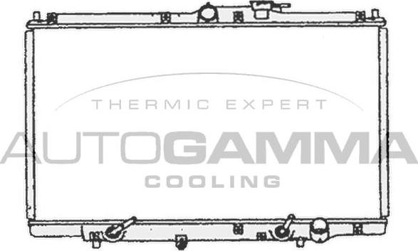 Autogamma 102121 - Радіатор, охолодження двигуна autocars.com.ua