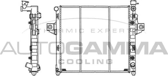 Autogamma 102134 - Радіатор, охолодження двигуна autocars.com.ua